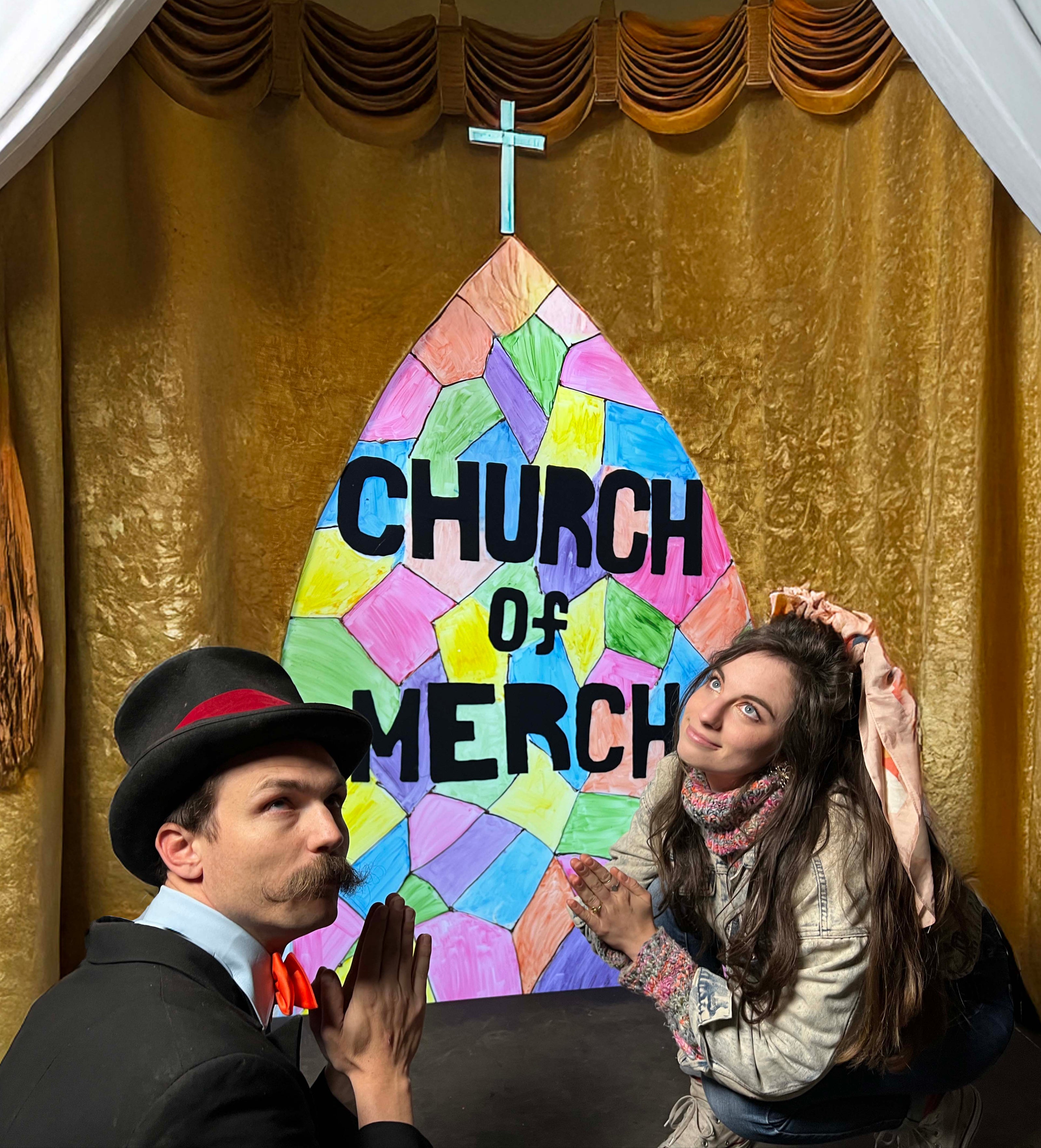 Sethward and Lori Pray to the Church of Merch