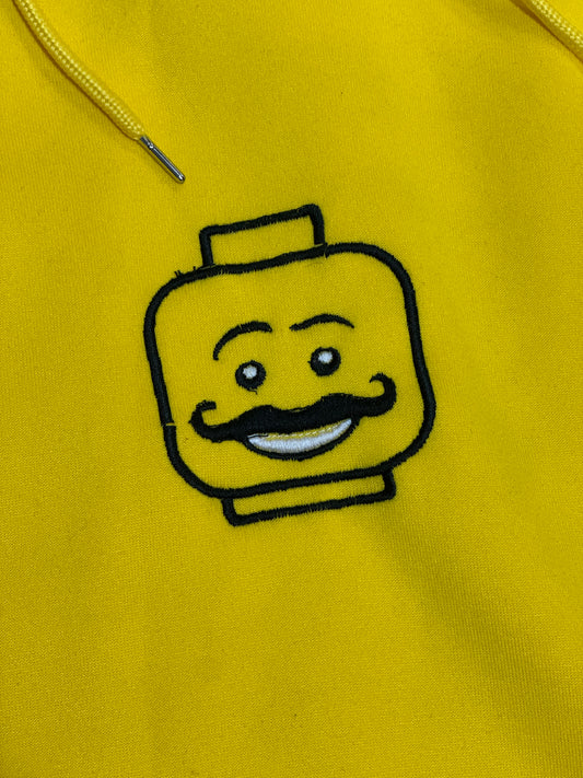 Lego Minifig Mustache Hoodie